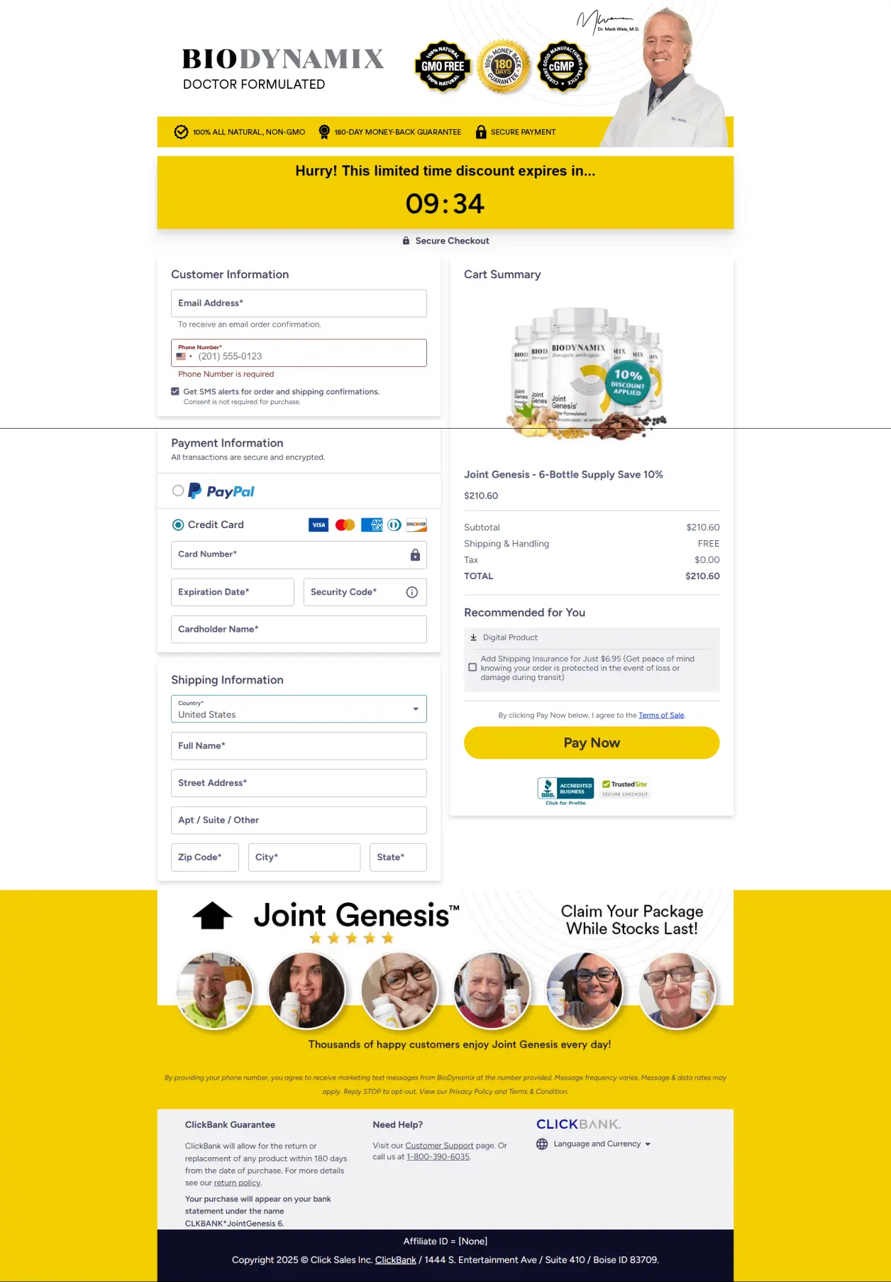 Order Joint Genesis bottle online